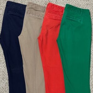 GAP Skinny Mini Capri Slacks, Size 0, 4 PAIRS!
